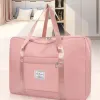 Foldable travel bag for women's short trips with large capacity Specification image
